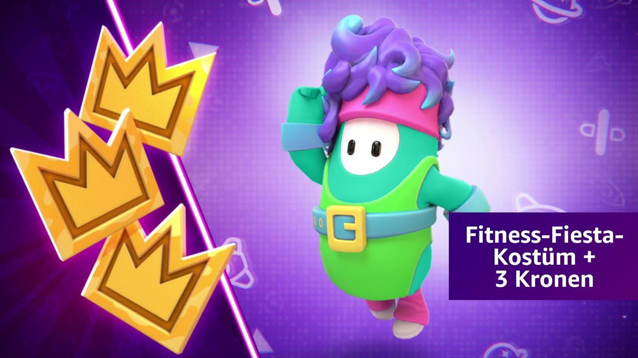 Prime Gaming zeigt ein Fall-Guys-Kostüm aus dem Mai-Angebot 2021.