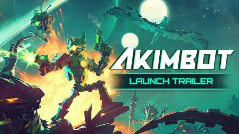 Akimbot mit den beiden Robotern Exe und Shipset