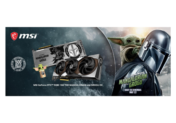 MSI bringt limitierte GeForce RTX 5080 im Design von The Mandalorian und Grogu