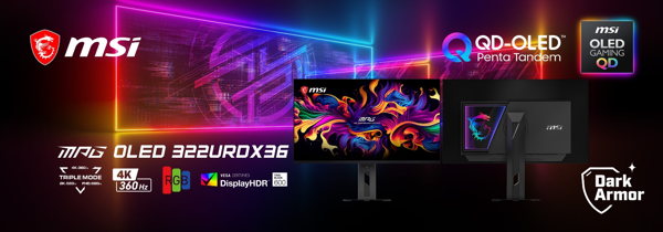 MSI zeigt 4K-QD-OLED-Monitor mit drei Bildmodi auf der COMPUTEX 2026