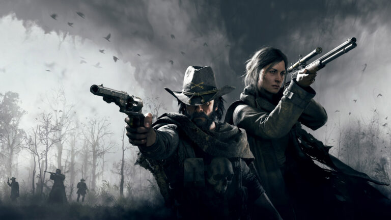 Hunt: Showdown mit Jäger in einer Sumpflandschaft