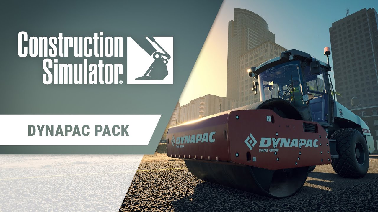 Bau-Simulator mit Dynapac Pack