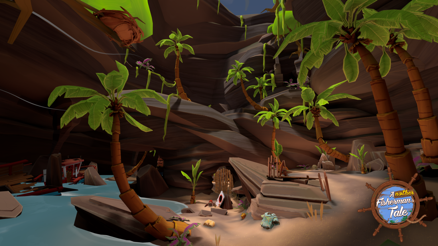 Another Fishermans Tale mit einer VR-Figur in einer fantasievollen Umgebung