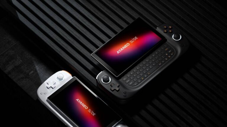 Ayaneo Slide: Handheld mit ausschiebbarem Display startet auf Indiegogo