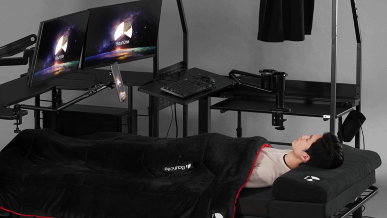 Bauhütte Electric Gaming Bed mit verstellbarer Rückenlehne