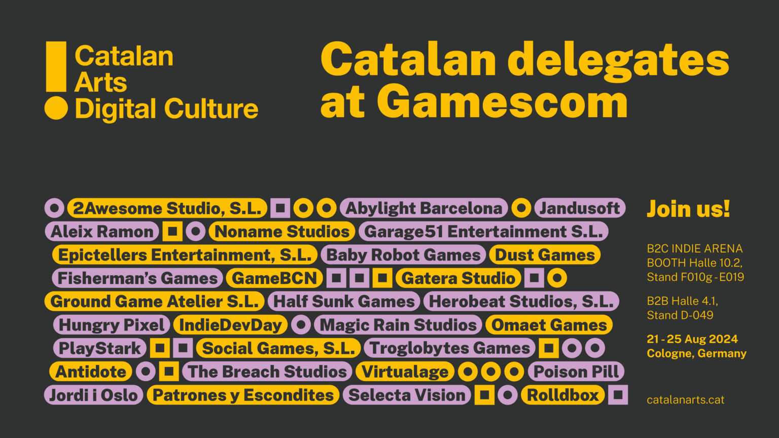Katalanische Spiele und Studios auf der gamescom 2024