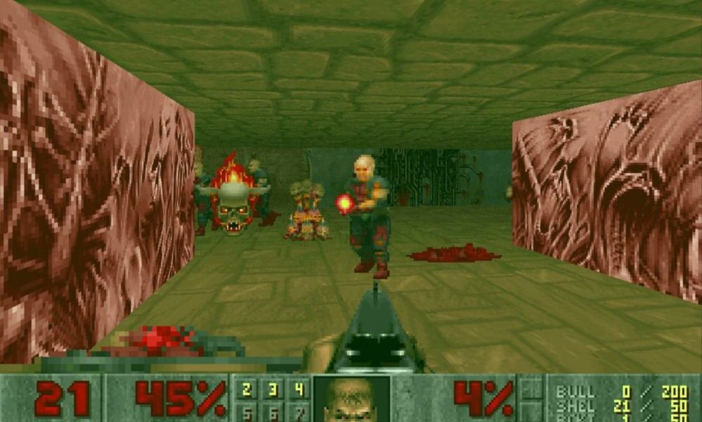 DOOM Spielszenen aus dem Klassiker - Bild: id Software