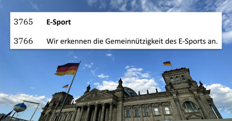 E-Sport Gemeinnützigkeit 2025