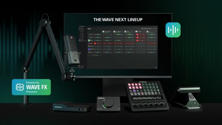 Elgato Wave Next mit Wave-FX-Prozessor und Wave Link 3.0 - Bild: Elgato