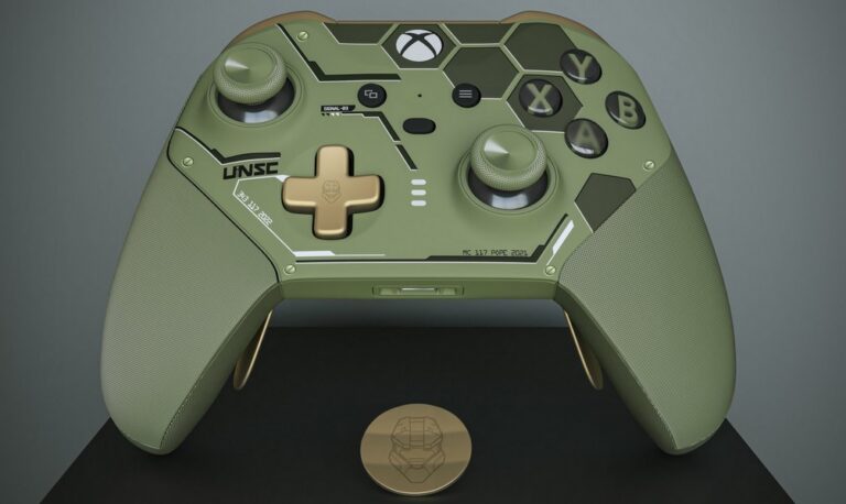 PopeArt Custom Xbox Elite Controller Series 2 im Halo Infinite und Gears of War Design