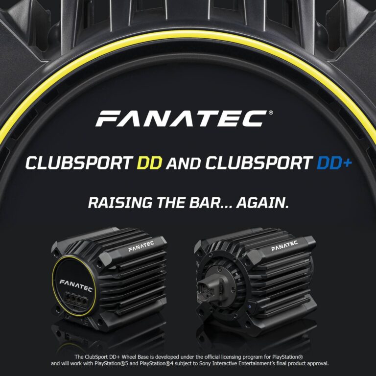 Fanatec ClubSport DD+: Direct-Drive-Wheelbase mit 15 Nm und PlayStation-Support startet - Bild: Fanatec