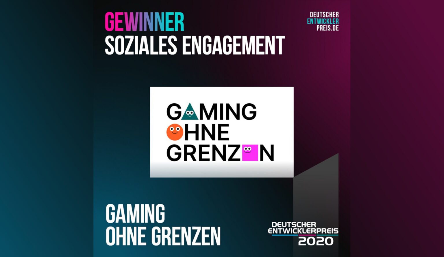 Gaming ohne Grenzen feiert einjähriges Bestehen mit digitalem Showcase