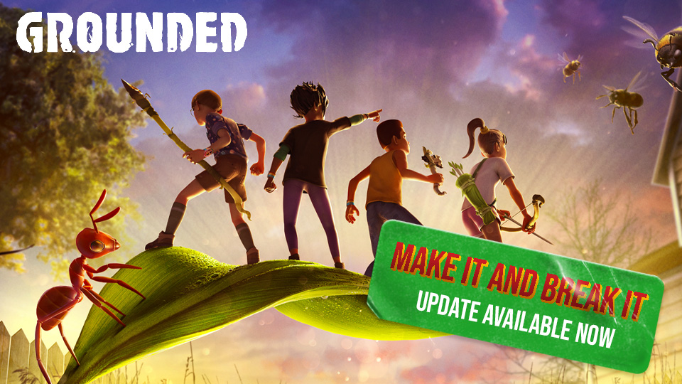 Grounded Update 1.3 Make It and Break It bringt Playgrounds-Kreativmodus und überarbeitete BURG.L-Quests