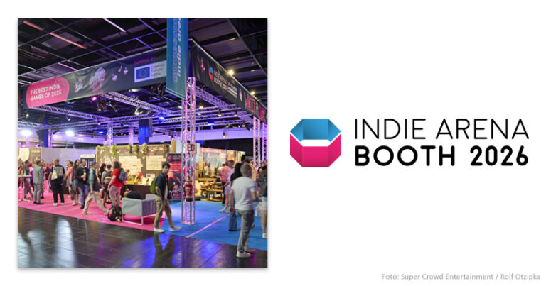 Indie Arena Booth 2026 auf der gamescom - Bild: Super Crowd Entertainment / Rolf Ozipka