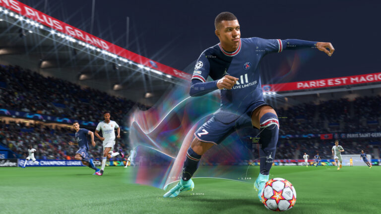 EA SPORTS FC Fußballspiel mit Kylian Mbappé