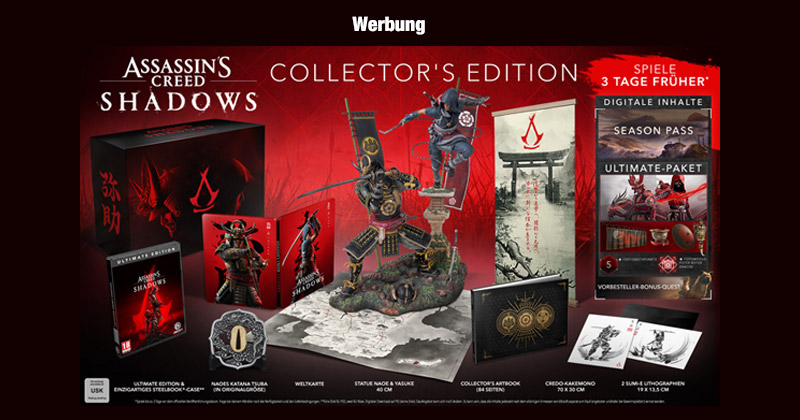 Assassin's Creed Shadows: Collector's Edition jetzt vorbestellbar - Bild: GamesWirtschaft