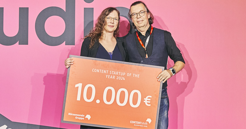Gamebook Studio als Content-Start-up des Jahres auf der Buchmesse ausgezeichnet - Bild: GamesWirtschaft.de