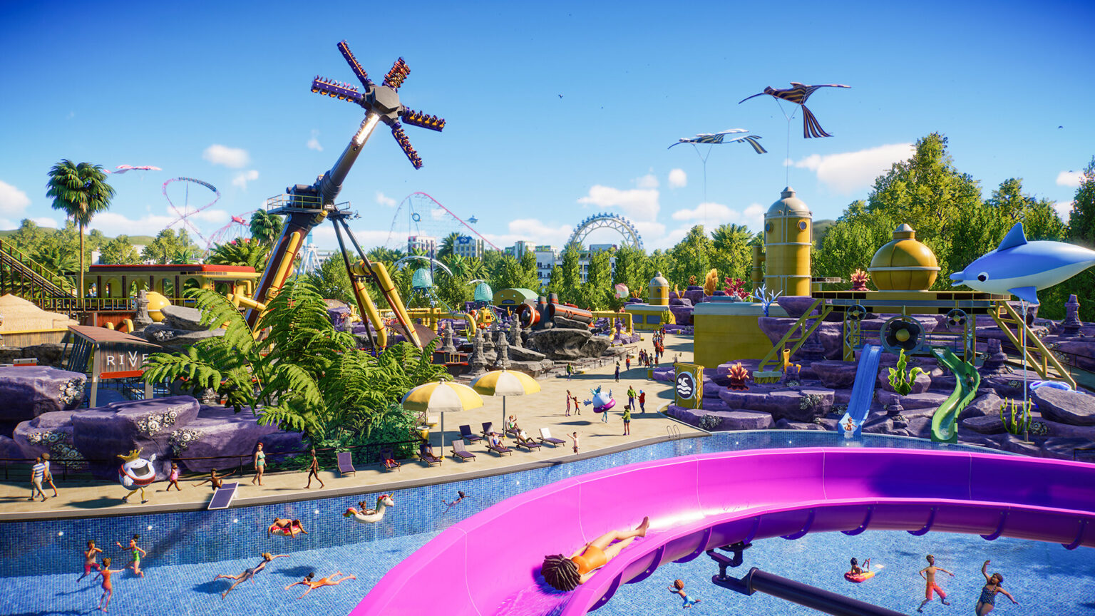 Planet Coaster 2 Entwickler sprechen über Wasserparks und tiefere Anpassungen - Bild: GamingBolt