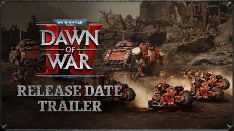 Keyart zu Warhammer 40,000: Dawn of War IV mit Erscheinungstermin 17. September 2026