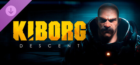 KIBORG: Descent Titelbild mit Protagonist Morgan Lee in den unterirdischen Ruinen des Omega-201-Turms