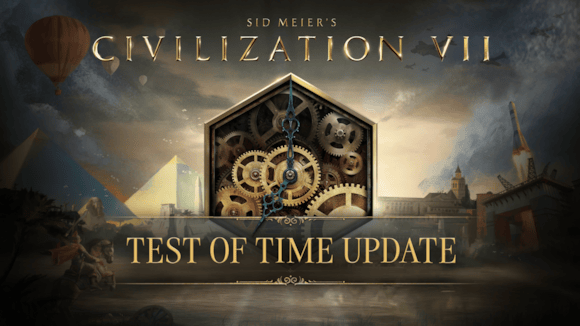 Promotional artwork for the Civilization VII Test of Time update