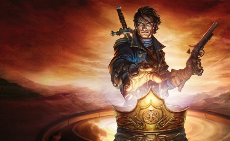 Lionhead-Studios-Logo und Fable-Schriftzug