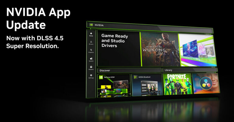 NVIDIA News: DLSS 4.5 Super Resolution jetzt verfügbar - plus NVIDIA App- und Entwickler-Updates
