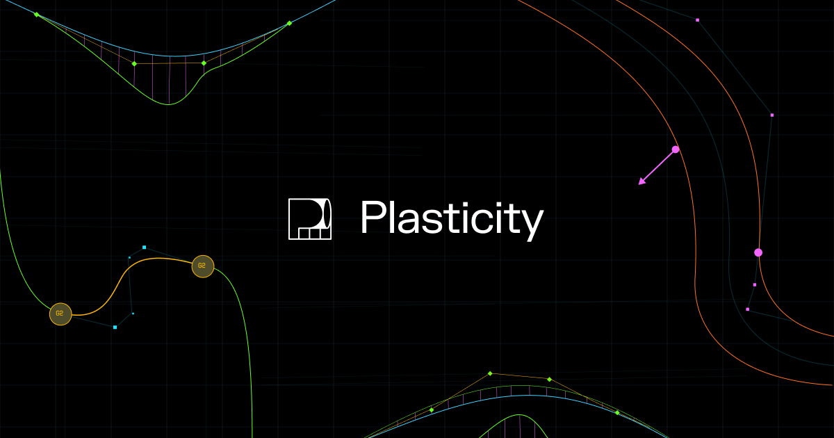Plasticity-Oberfläche mit 3D-Modellierungskurven - Bild: Plasticity