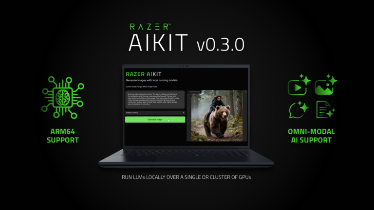 Razer AIKit 0.3.0 mit Arm64- und omni-modaler KI-Unterstützung