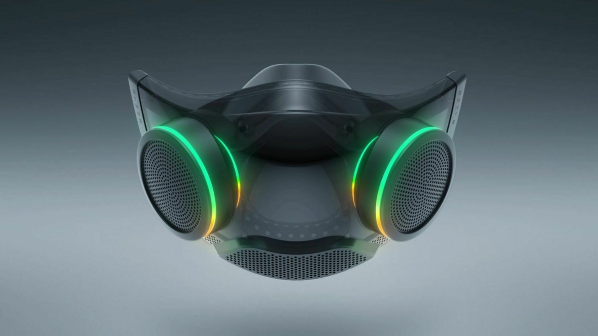 Razer Zephyr Pro: LED-Maske erhält Mikrofon und Lautsprecher