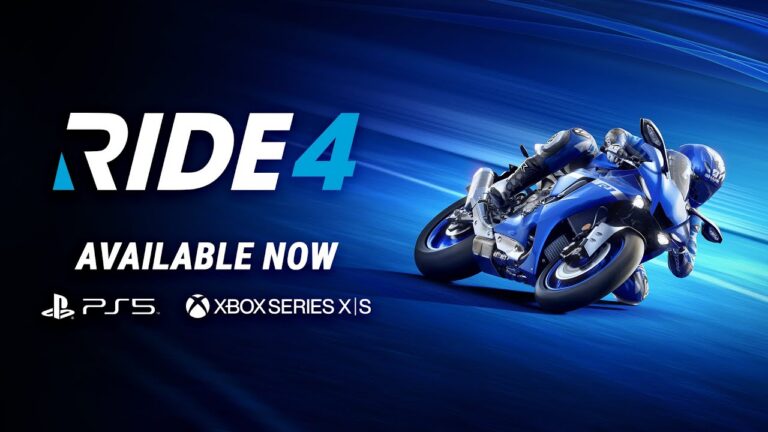 RIDE 4 mit Sportmotorrad auf einer Rennstrecke