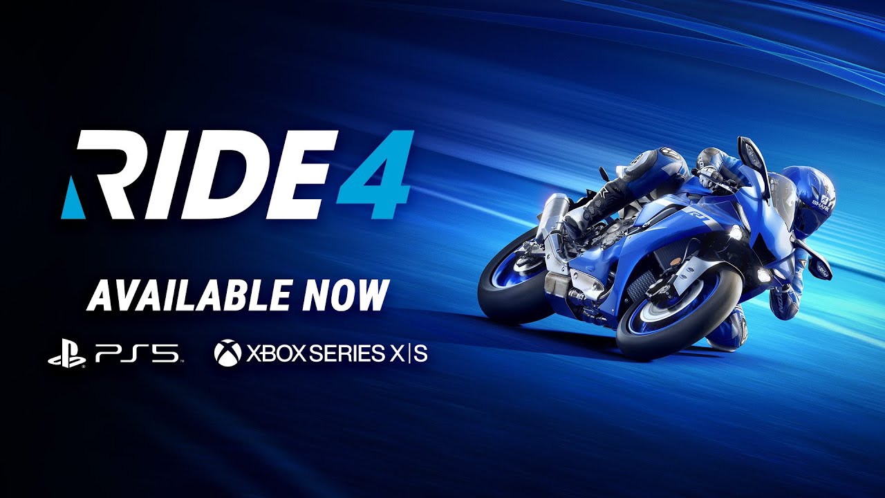 RIDE 4 mit Sportmotorrad auf einer Rennstrecke