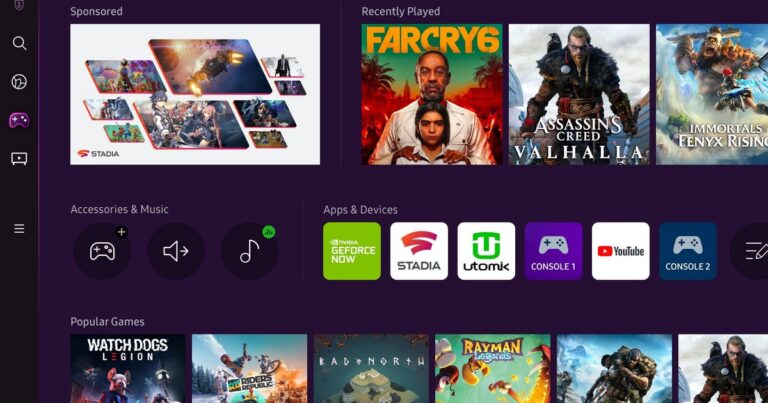 Samsung Gaming Hub: Smart-TVs erhalten Spiele-Streaming ohne Konsole