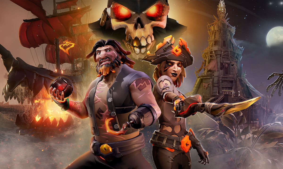 Sea of Thieves: Season 13 bringt kaperbares Burning-Blade-Flaggschiff und Skeleton Camps