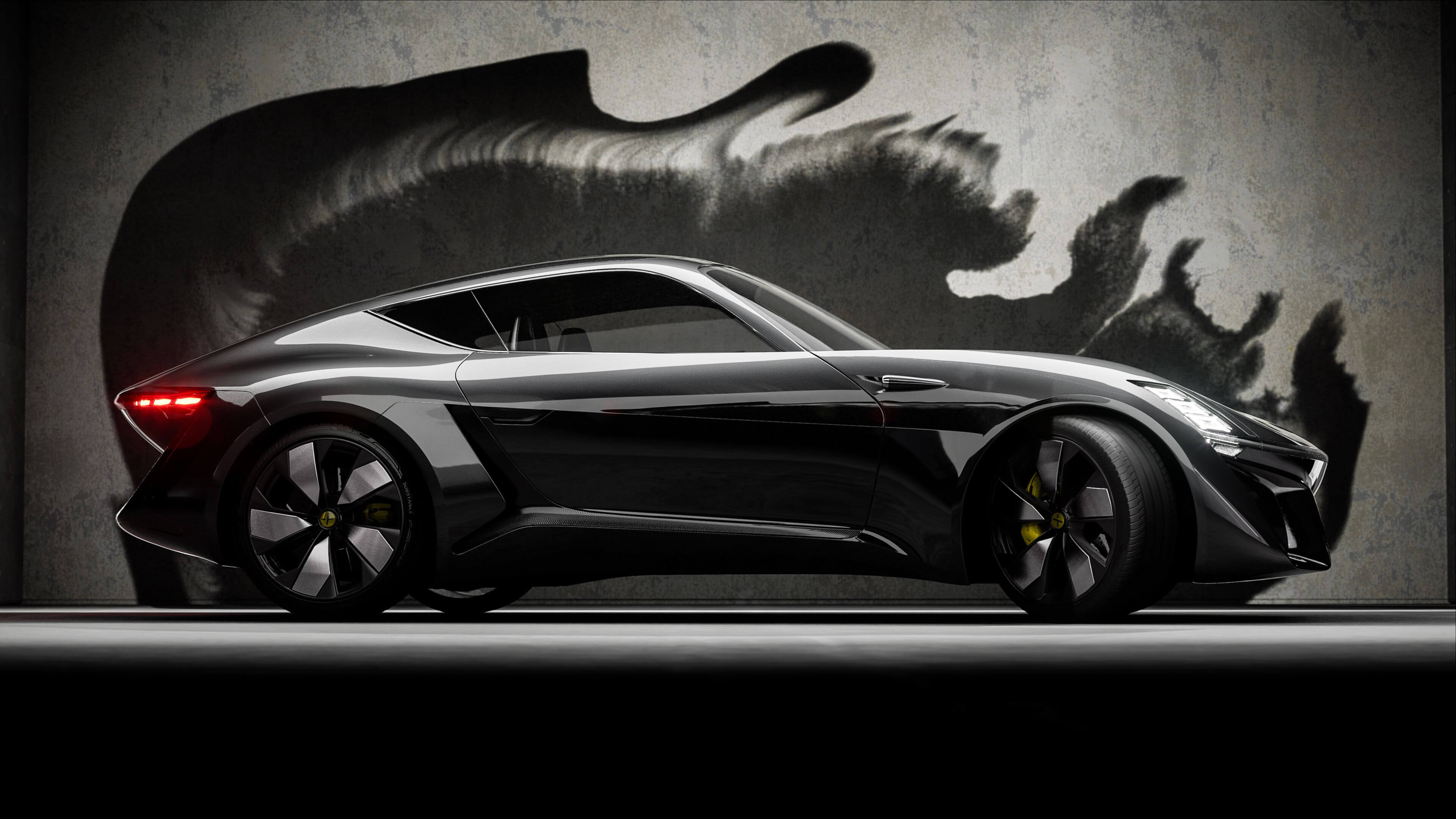 X-TAON Concept Car, gerendert mit Substance 3D und Unreal Engine