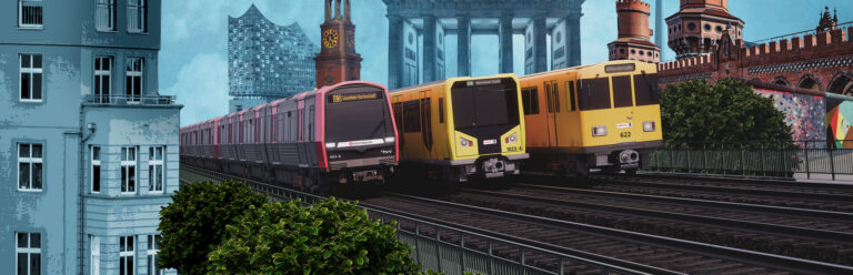 SubwaySim 2 mit Strecken in Hamburg und Berlin
