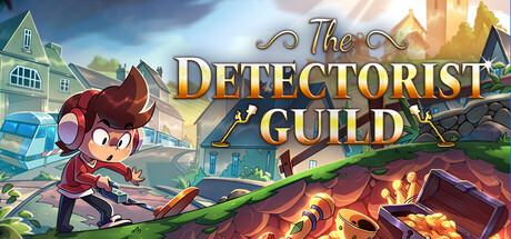 The Detectorist Guild mit Metalldetektor im britischen Dorf Shiverly