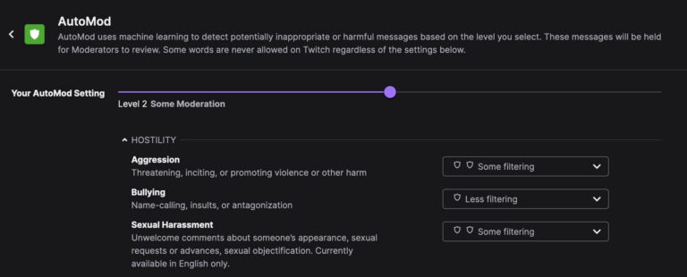 Twitch verschärft Richtlinie gegen sexuelle Belästigung und ergänzt AutoMod-Kategorie