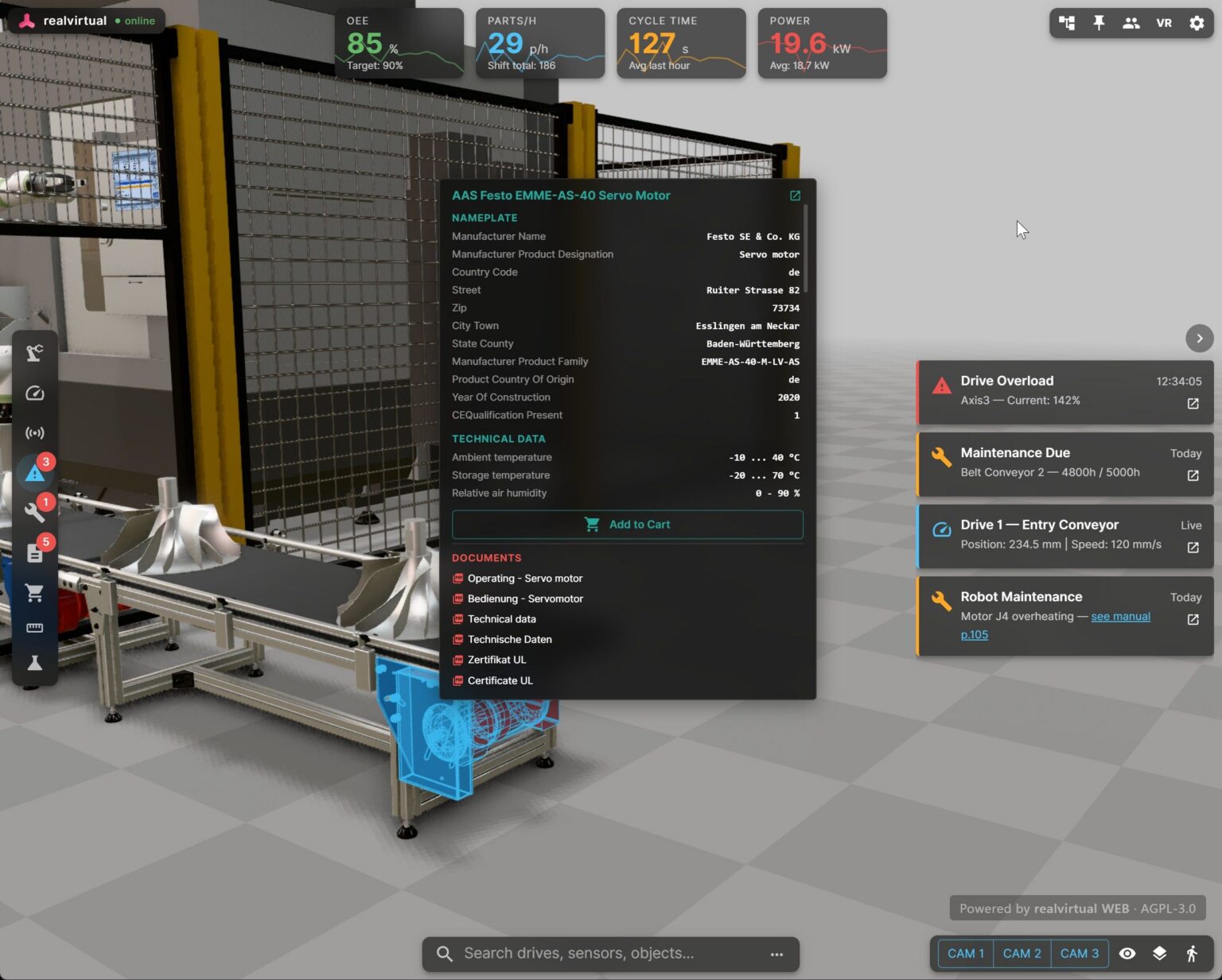 Unity beschreibt Weg vom digitalen Zwilling zum Maschineninformationssystem für die Industrie