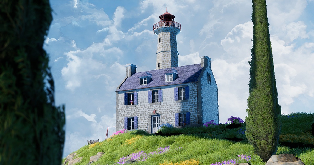 House On A Hill aus dem Unity Asset Store - Bild: Unity Asset Store / Hivemind