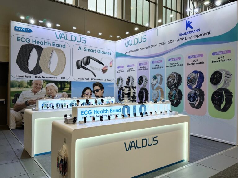 IFA 2025: Valdus zeigt smarte Wearables, die auch im Dev- und Gaming-Alltag nützlich sein können