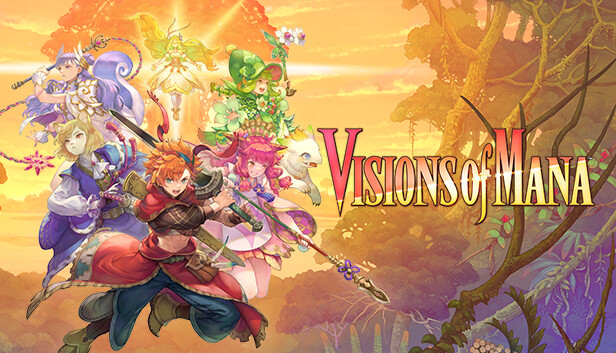 Visions of Mana mit dem Helden Val in einer farbenfrohen Landschaft