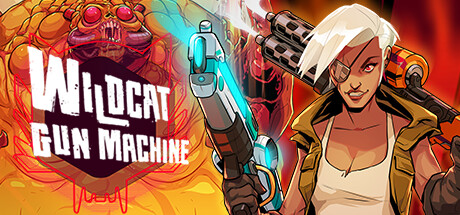 Wildcat Gun Machine mit Katzenfigur und Waffen