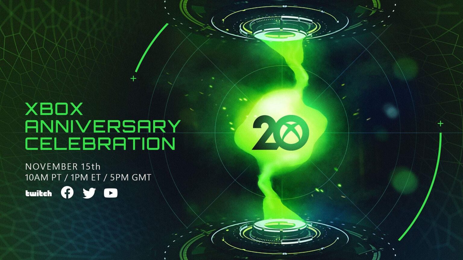 Xbox Anniversary Celebration zum 20. Jubiläum
