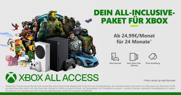 Xbox All Access startet in Deutschland mit Konsole und Game Pass - Bild: Xbox Wire / Microsoft