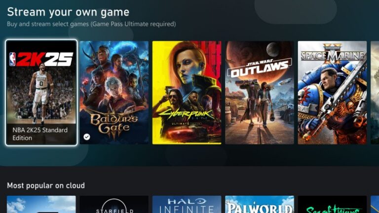 Spielestreaming: Xbox Cloud Gaming von eigenen Spielen möglich