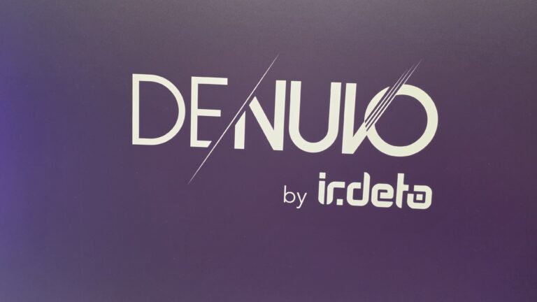 Denuvo-Logo auf dem Messestand der gamescom 2026 - Bild: XboxDev / eigene Aufnahme