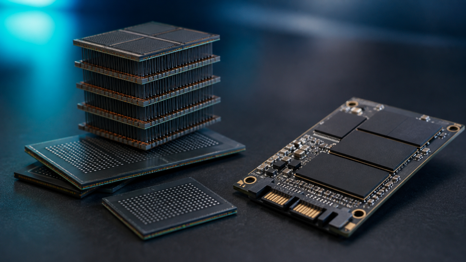 Symbolbild für 3D-NAND-Speicher und SSD-Technik