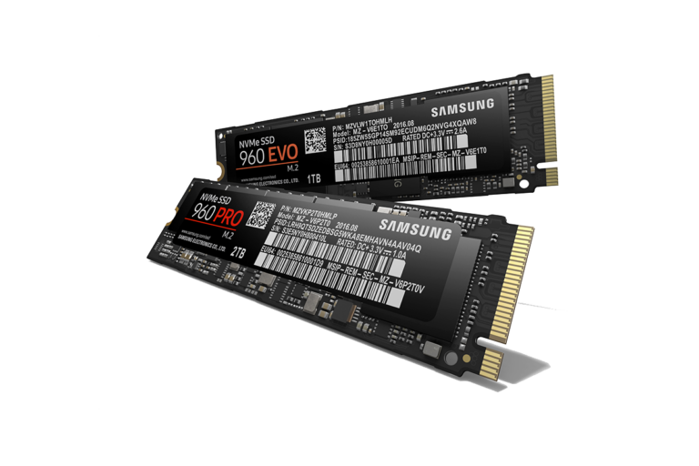 Samsung 960 PRO und 960 EVO SSDs - Bild: Samsung