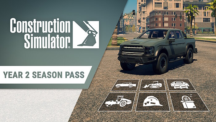 Bau-Simulator: Year 2 Season Pass mit exklusivem Pickup-Truck - Bild: astragon Entertainment